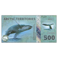 C0036# Territorios Árticos 2017 [BLL] 500 Dólares Polares (SC) - Specimen