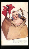 Künstler-AK Raphael Tuck & Sons Nr. 484 B: Baby In Doktortasche  - Tuck, Raphael