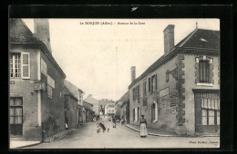 CPA Le Donjon, Avenue De La Gare  - Autres & Non Classés