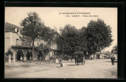 CPA Gannat, Place De La Gare  - Other & Unclassified