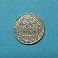 Deutsches Reich 1912 A 25 Pfennig (M4905 - Other & Unclassified