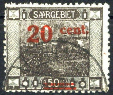 1921, Saar, 74 Var., Gest. - Altri & Non Classificati