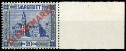 1922, Saar, D 5 Var., ** - Sonstige & Ohne Zuordnung