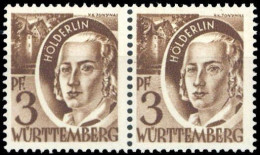 1947, Französische Zone Württemberg, 2 PF III, ** - Altri & Non Classificati