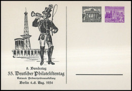 1954, Berlin, PP 10/2 A, Brief - Other & Unclassified