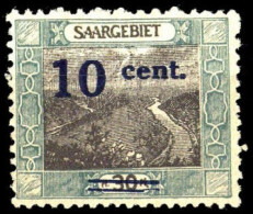 1921, Saar, 72 Var., * - Other & Unclassified