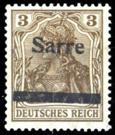 1920, Saar, 3 Var., ** - Other & Unclassified