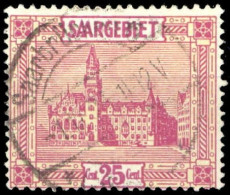 1923, Saar, 100 II, Gest. - Andere & Zonder Classificatie