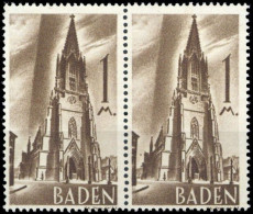 1947, Französische Zone Baden, 13 PF VII, ** - Other & Unclassified