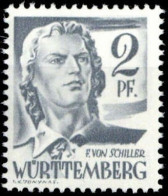 1947, Französische Zone Württemberg, 1 PF II, ** - Andere & Zonder Classificatie