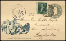 1896, Argentinien, P 16 II U.a., Brief - Autres & Non Classés