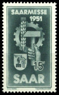 1951, Saar, 306 Var., ** - Other & Unclassified