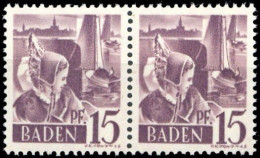 1947, Französische Zone Baden, 5 PF V, ** - Sonstige & Ohne Zuordnung