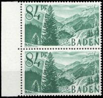 1947, Französische Zone Baden, 12 PF II, ** - Andere & Zonder Classificatie