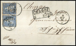 1862, Schweiz, 23 (2), Brief - Altri & Non Classificati