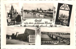 72130726 Mainz Rhein Dom Gutenberg Denkmal Stadtblick Vom Stephansturm Universit - Mainz