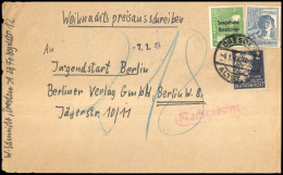 1948, SBZ Allgemeine Ausgabe, 185, 212 U.a., Brief - Autres & Non Classés