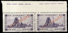 1927, Saar, D 20 (2) Var., ** - Altri & Non Classificati