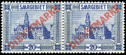 1922, Saar, D 5 Var., ** - Other & Unclassified