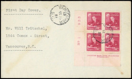 1951, Canada, 264 (4) DZ, FDC - Other & Unclassified