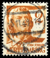 1948, Französische Zone Württemberg, 28 PF II, Gest. - Autres & Non Classés