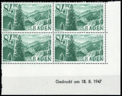 1947, Französische Zone Baden, 12 Bru, ** - Andere & Zonder Classificatie