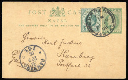 1902, Natal, P 10 U.a., Brief - Africa (Varia)