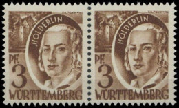 1947, Französische Zone Württemberg, 2 PF IV, ** - Andere & Zonder Classificatie