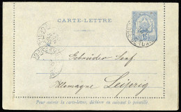 1888, Tunesien, K 3, Brief - Tunisia (1956-...)