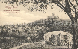 72130512 Koenigstein Taunus Sanatorium Dr Kohnstamm Stadtblick Schlossruine Koen - Koenigstein