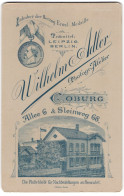 Fotografie Wilhelm Adler, Coburg, Allee 6, Ansicht Coburg, Blick Auf Das Ateliersgebäude, Medaille Ernst II. V. Sachs  - Plaatsen