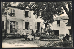 CPA Presles, Hôtel De La Terrasse, Maison Langlois  - Presles