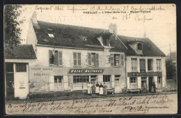 CPA Presles, L`Hôtel Belle-Vue, Maison Paillard  - Presles