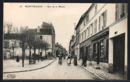 CPA Montmagny, Rue De La Mairie  - Autres & Non Classés