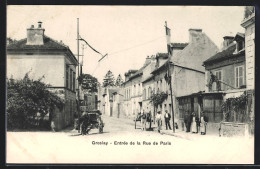 CPA Groslay, Entrée De La Rue De Paris  - Groslay