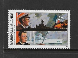 ILES MARSHALL 1990 BATAILLE DE MERS EL KEBIR YVERT N°306 NEUF MNH** - WO2