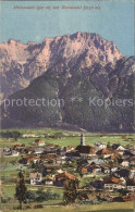 72129375 Mittenwald Karwendel Tirol Ortsansicht Karwendel - Altri & Non Classificati