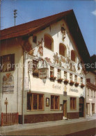 72129250 Garmisch-Partenkirchen Gasthof Restaurant Fraundorfer Fassadenmalerei G - Garmisch-Partenkirchen