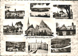 72129241 Wasserburg Inn Teilansichten Bruecke Schloss Kirche Altstadt Wasserburg - Wasserburg (Inn)