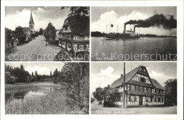 72129189 Diersheim Gasthaus Zum Rappen Altrhein Rhein Rheinau - Otros & Sin Clasificación