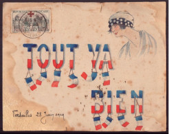 FRANCE TIMBRE N° 156 OBLITERE SUR DESSIN VERSAILLES 28 JUIN 1929 - Storia Postale