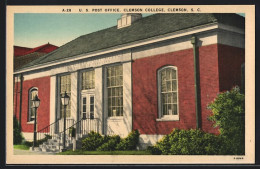 AK Clemson, SC, U. S. Post Office, Clemson College  - Clemson