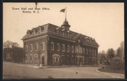 AK Nutley, NJ, Town Hall And Post Office  - Andere & Zonder Classificatie