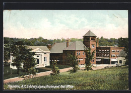 AK Franklin, NH, Library, Opera House And Post Office  - Other & Unclassified