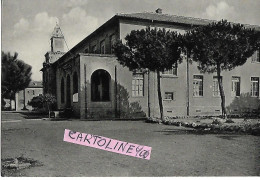 Lazio-fiumicino-maccarese Frazione Di Fiumicino Scuola Veduta Edificio Scolastico Anni 50 - Autres & Non Classés