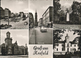 72128736 Krefeld Ostwall Rheinstr Husarendenkmal Amtsgericht Jugendherberge Kref - Krefeld