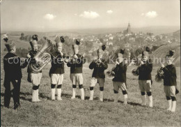 72128656 Schneeberg Erzgebirge Schneeberger Bergmusikanten In Historischen Trach - Andere & Zonder Classificatie