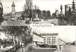 72127745 Salzwedel Strasse Der Jugend Rathausturm Burggarten Pfefferteich Wilhel - Salzwedel