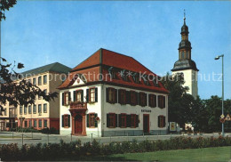 72127651 Lampertheim Bergstrasse Rathaus Kirche Lampertheim - Altri & Non Classificati