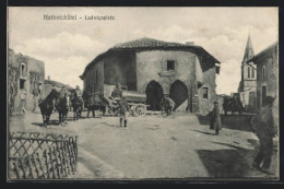 CPA Hattonchatel, Der Ludwigsplatz Avec Des Soldats  - Autres & Non Classés